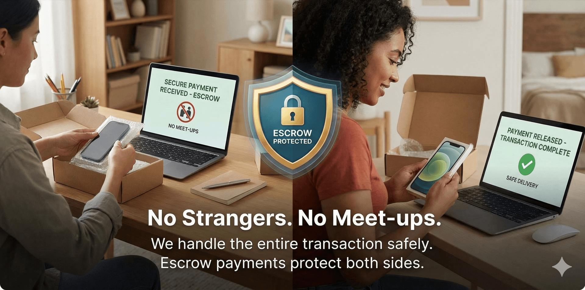 No Strangers. No Meet-ups.