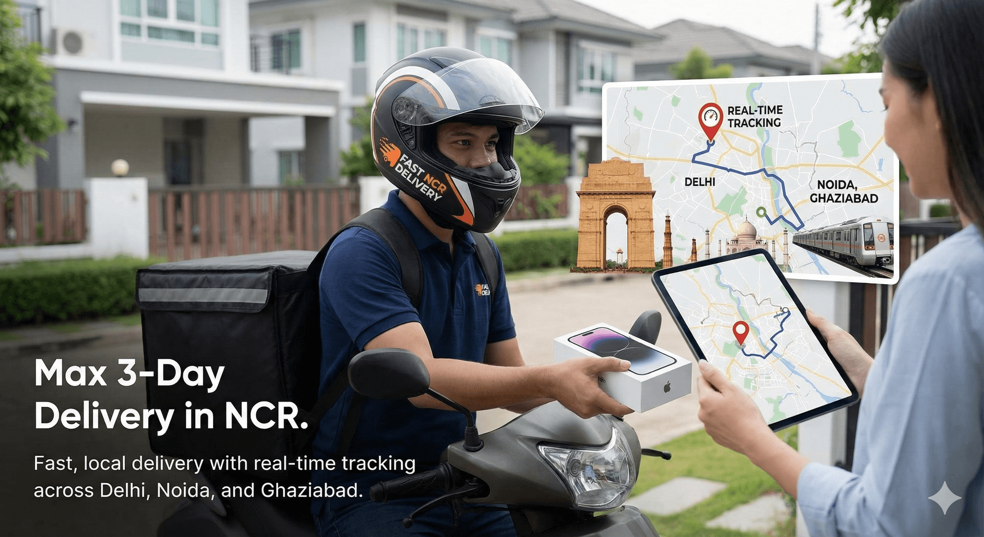Max 3-Day Delivery in NCR